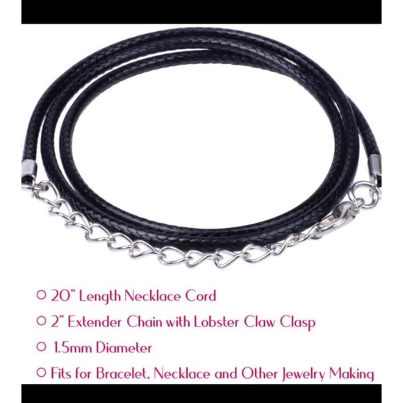 Heart Stone Pendant • Charm Necklace - Picture 2 of 3